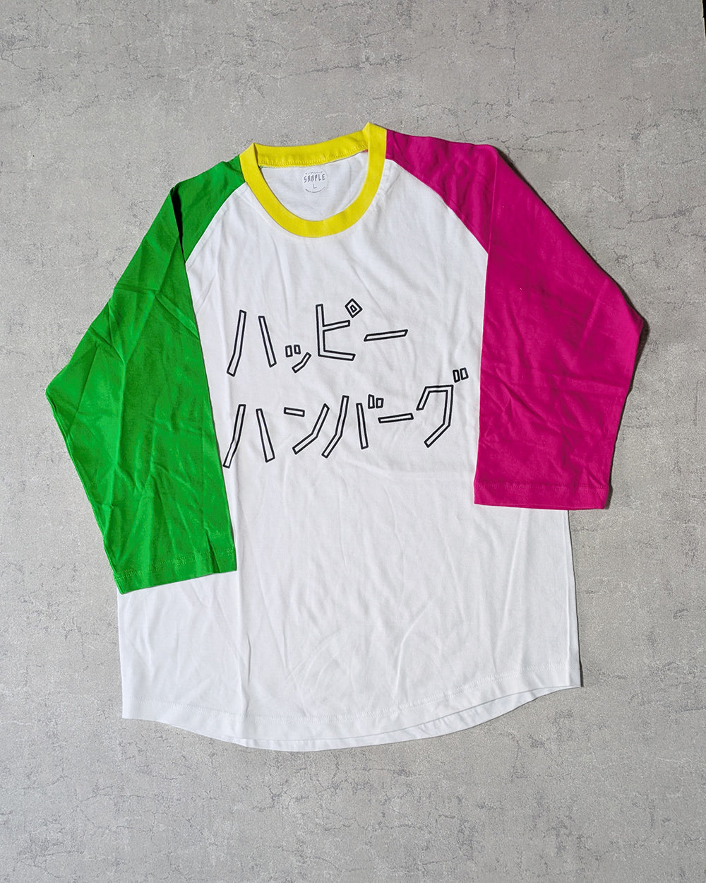 ハッピーラグランTシャツ【サンプル品】