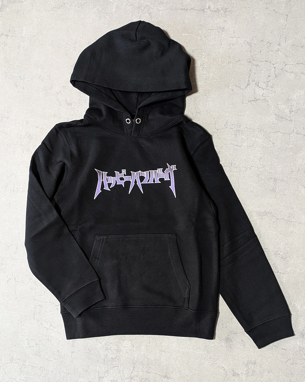 ロックバンドロゴスウェットパーカーキッズ【デッドストックセール】