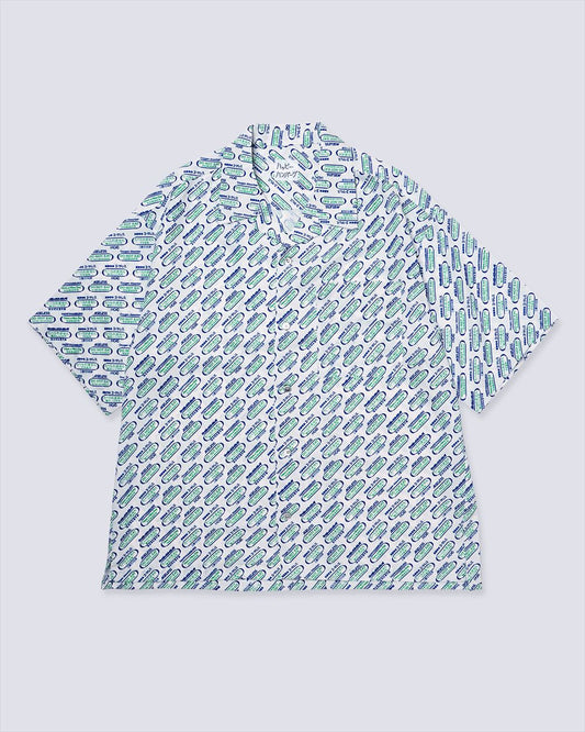 ハッピーエージレス 柄シャツ【デッドストックセール】