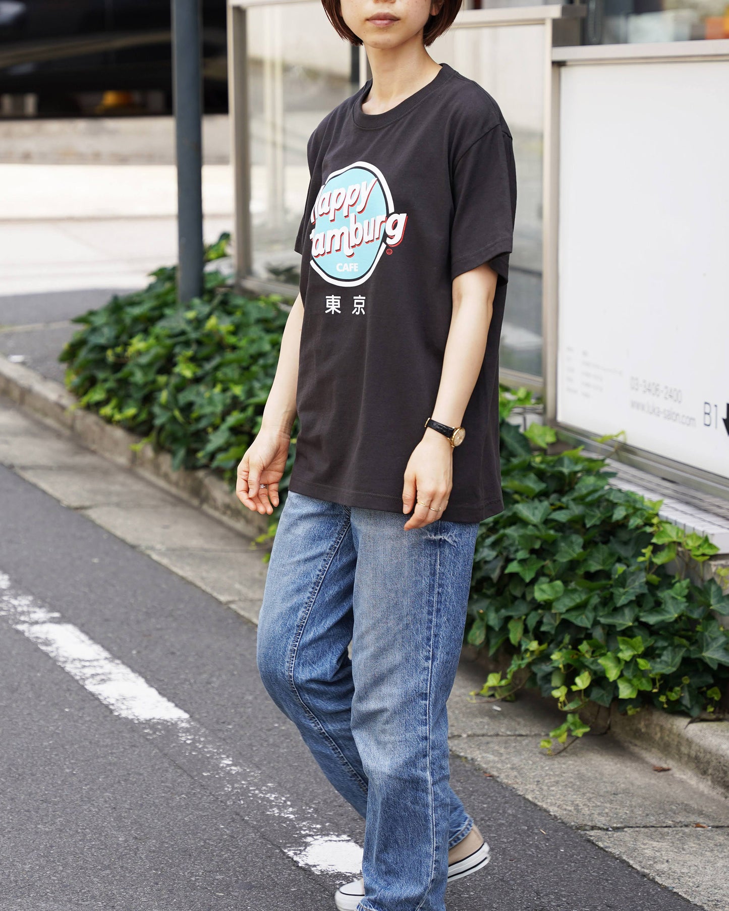 CAFEロゴTシャツ【デッドストックセール】