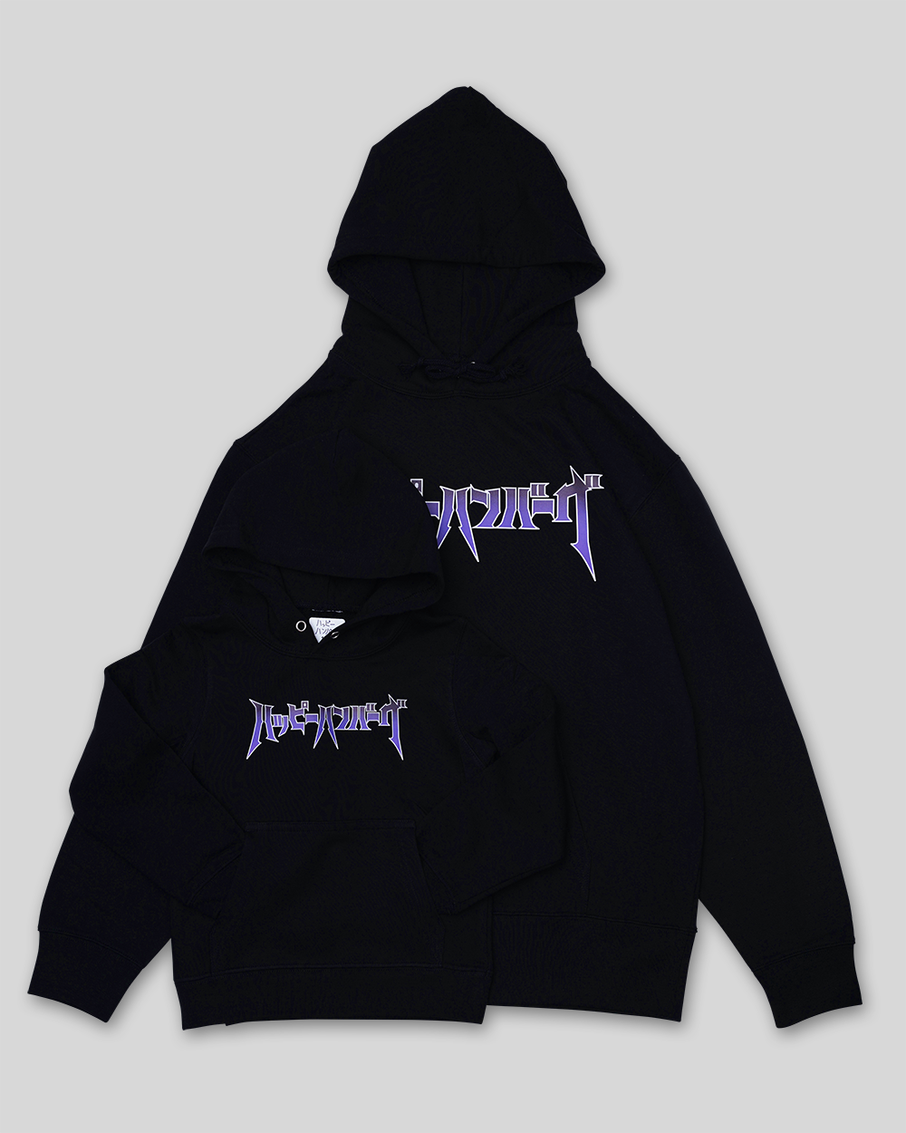 ロックバンドロゴスウェットパーカーキッズ【デッドストックセール】