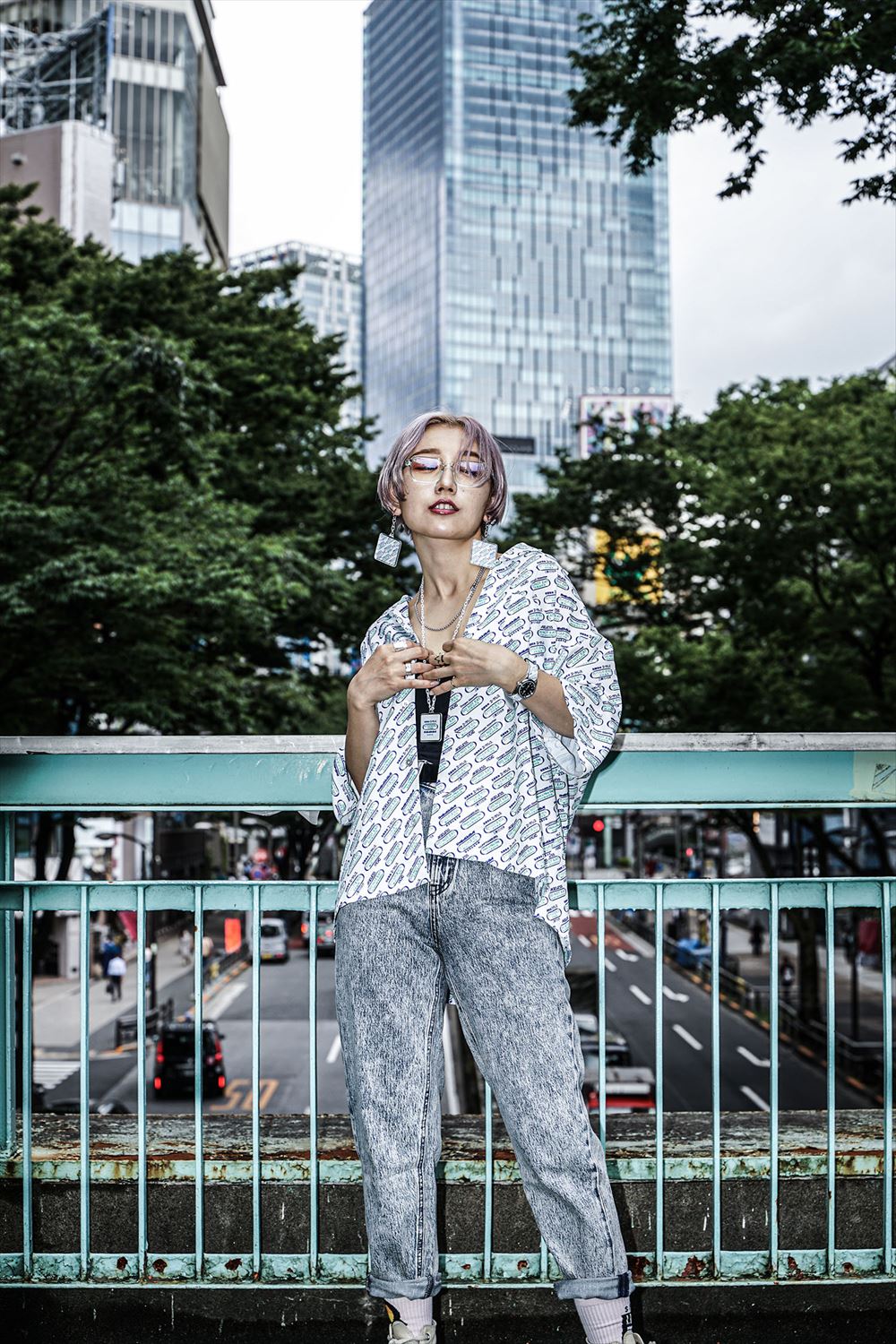 ハッピーエージレス 柄シャツ【デッドストックセール】